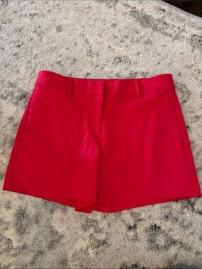 Women's Red Tailored Shorts NWOT